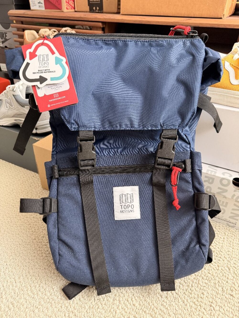 NWT Topo Designs Rover Pack Classic 20L Navy/Navy Backpack